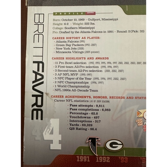 Brett Favre Through The Years Collectable Action Figures - Picture 7 of 11